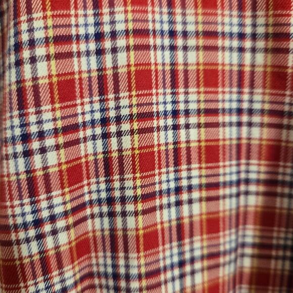 Ralph Lauren Blake Red Plaid Button Down Big and Tall  Large Long Sleeve Shirt - Picture 8 of 8